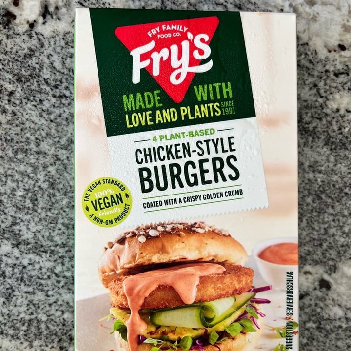 photo of Fry's Family Food Chicken-Style Burgers shared by @richellenaidoo on  13 Apr 2022 - review