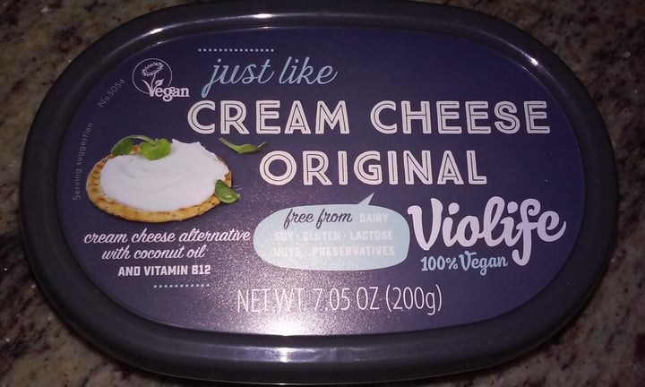 photo of Violife Creamy Original Flavour shared by @speciesamused on  24 Dec 2020 - review