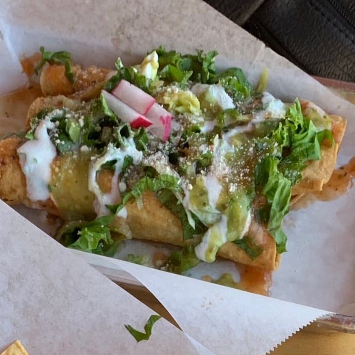 photo of EARTH Plant Based Cuisine Flautas De Papa shared by @nicolealbritton on  03 Jun 2021 - review