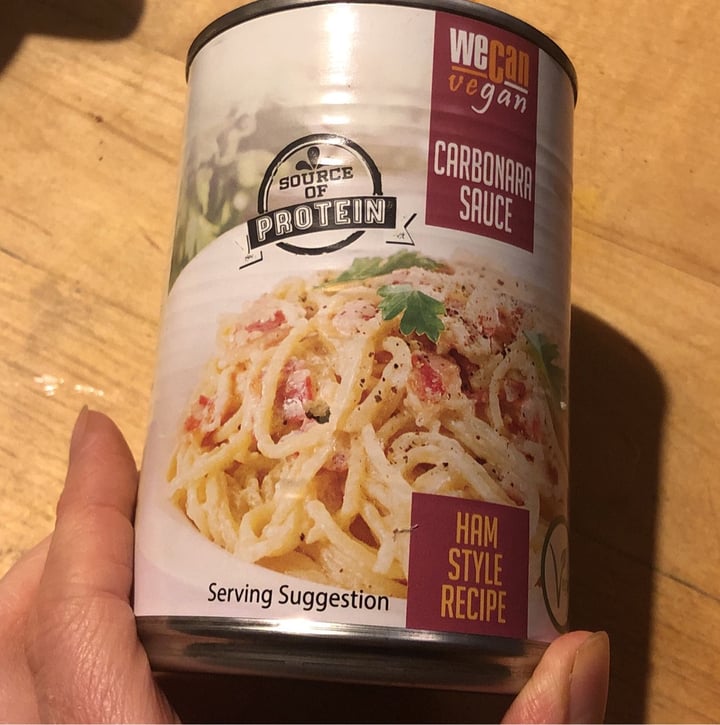 review photo of Wecan Vegan Carbonara Sauce shared by @auroal on 29 Dec 2021 - review
