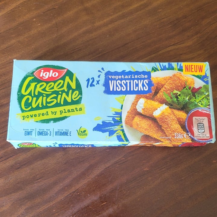 photo of iglo Green Cuisine vegetarische Fish Sticks végétariens shared by @dmurtaza on  23 Jun 2022 - review