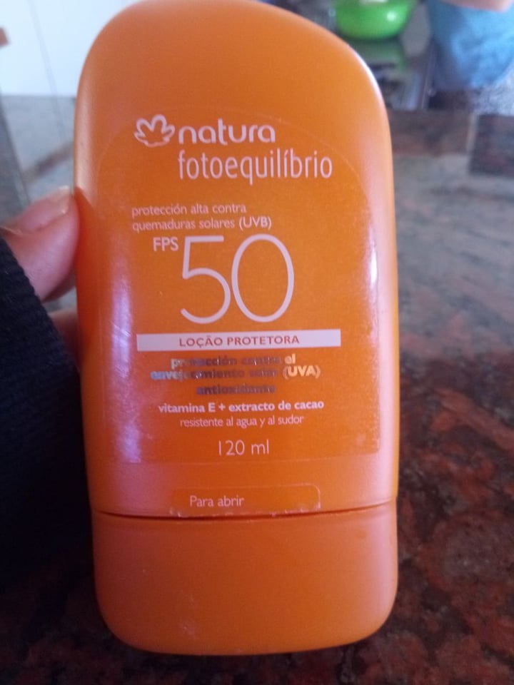 photo of Natura Protector solar FPS 50 shared by @cacaroma on  18 Feb 2020 - review