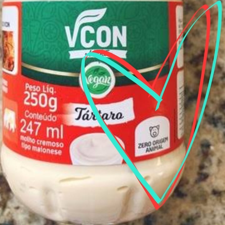 photo of VCON Molho Cremoso Tipo Maionese - Sabor Azeitonas Pretas shared by @jessicafigueiredo on  29 Apr 2022 - review