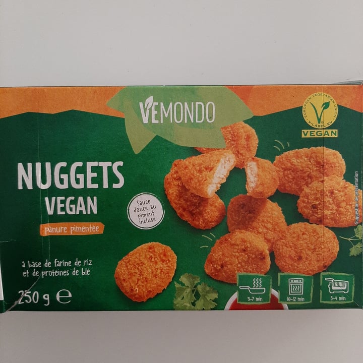 photo of Vemondo  nuggets vegan - panure pimentèe shared by @annachiodo on  15 Jul 2022 - review