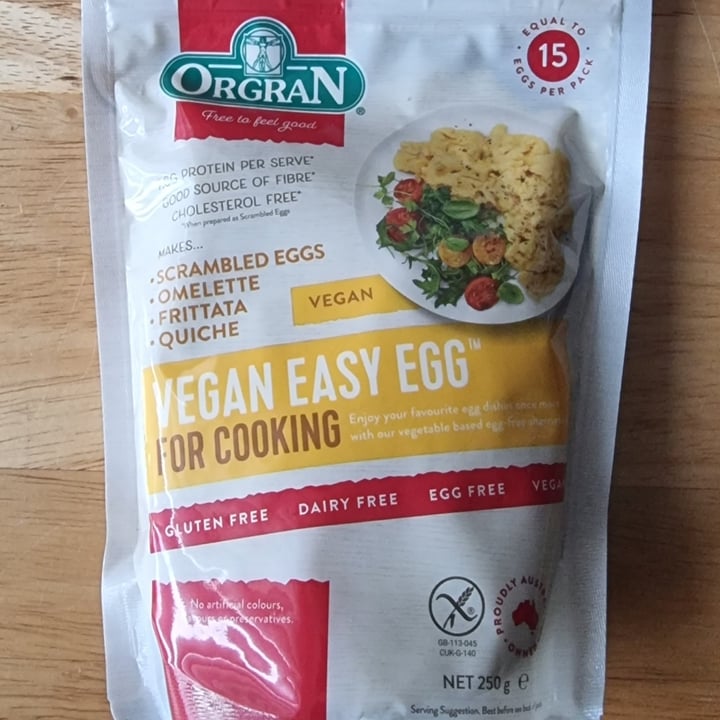 photo of Orgran Vegan Easy Egg shared by @lazyvegan29 on  19 Sep 2021 - review