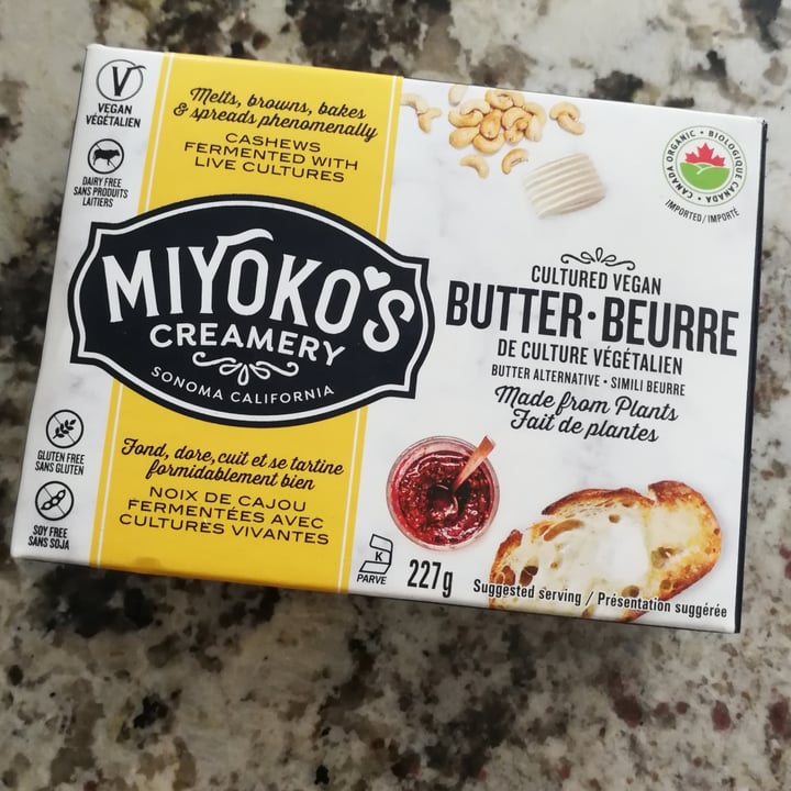 review photo of Miyoko's Creamery European Style Cultured Vegan Butter Hint of Sea Salt shared by @jessicajag15 on 28 Jun 2021 - review