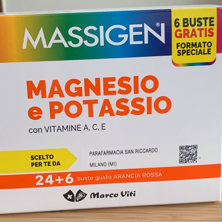 photo of Massigen magnesio e potassio con vitamina A, C, E shared by @arabetta on  11 Jun 2022 - review
