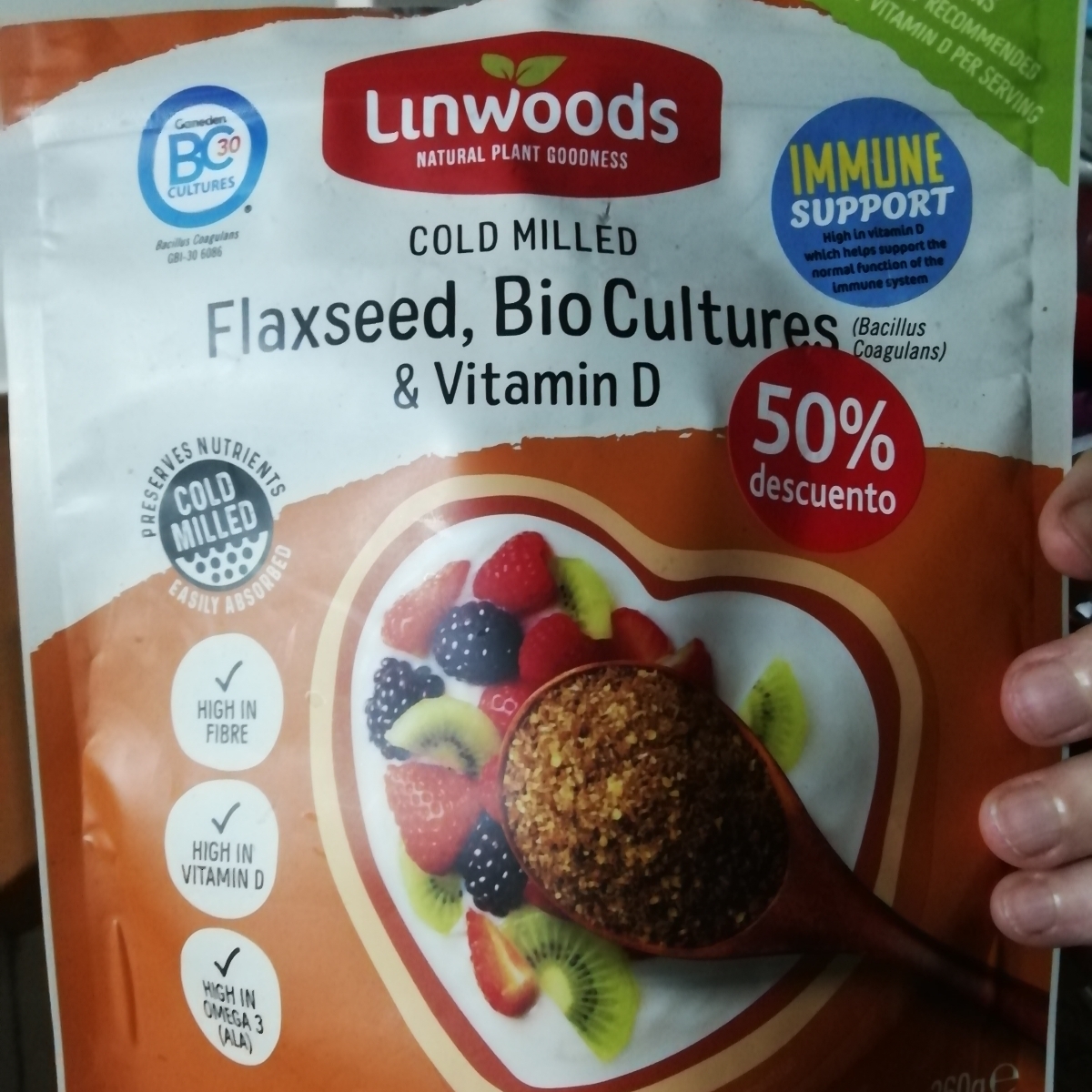 Linwoods Flaxseed bio cultures & vitamin D Reviews abillion