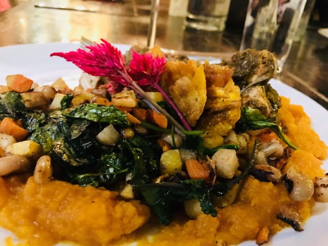 「Jerk jackfruit」の料理の写真