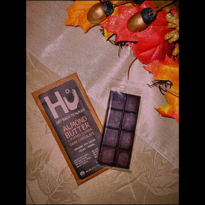 photo of Hu Kitchen Almond Butter + Puffed Quinoa Dark Chocolate shared by @wildarrow on  30 Nov 2021 - review