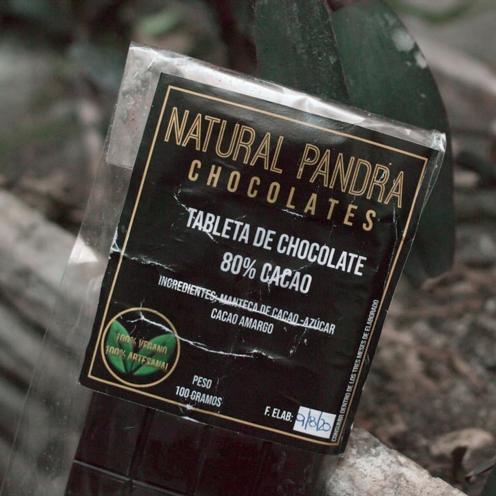 review photo of Natural pandra Tableta De Chocolate 80% Cacao shared by @cestlucie on 12 Aug 2020 - review