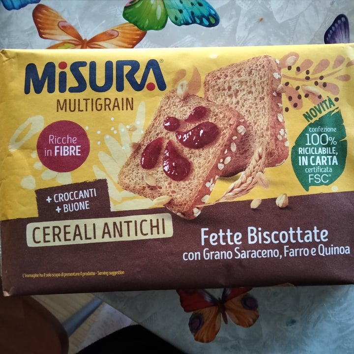 review photo of Misura Fette Biscottate ai Cereali Antichi - Multigrain shared by @iccapiry on 16 Apr 2022 - review