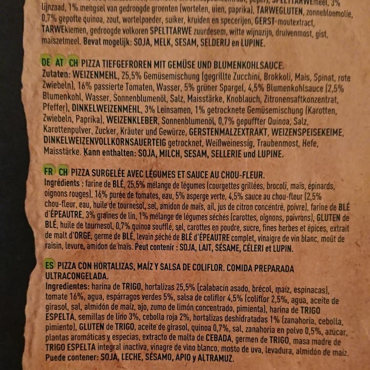 review photo of Garden Gourmet Veggie Lovers Pizza shared by @antonellaf on 26 Mar 2022 - review