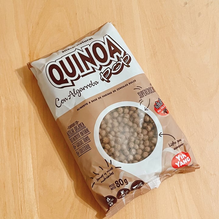 photo of Yin Yang Quinoa con algarroba pop shared by @franvegg on  13 Oct 2022 - review