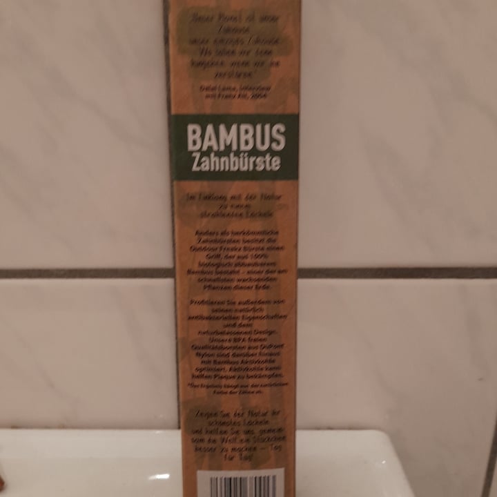 photo of Outdoor Freakz Bambus Zahnbürste shared by @open-up on  22 Oct 2022 - review