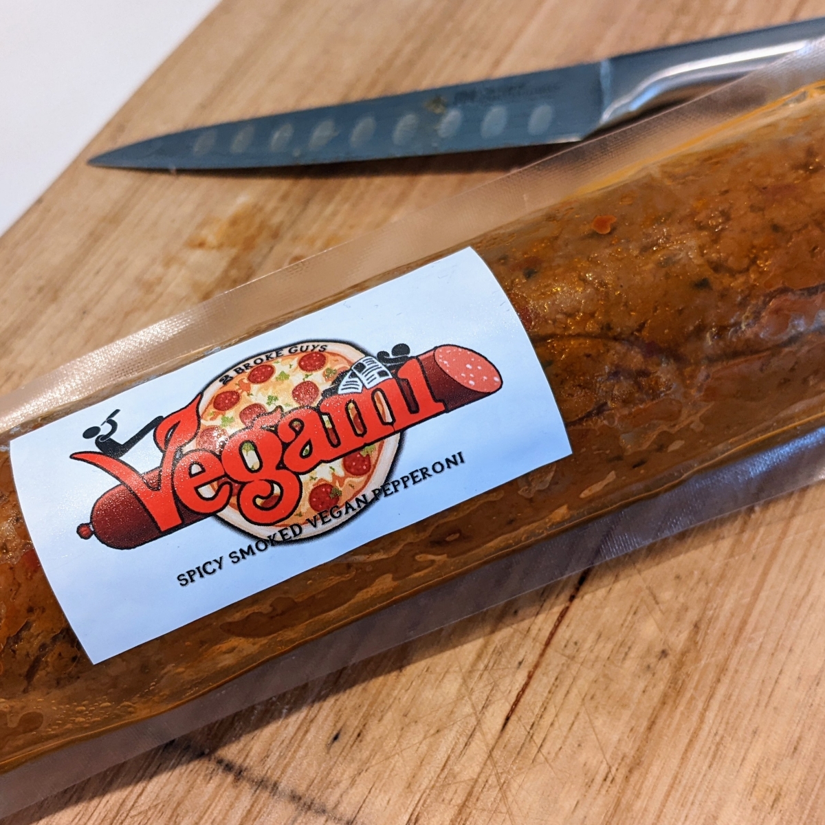 Vegami Spicy Smoked Vegan Pepperoni Reviews | abillion