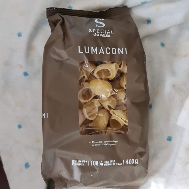 photo of ALDI Lumaconi shared by @veganflor on  18 Oct 2020 - review
