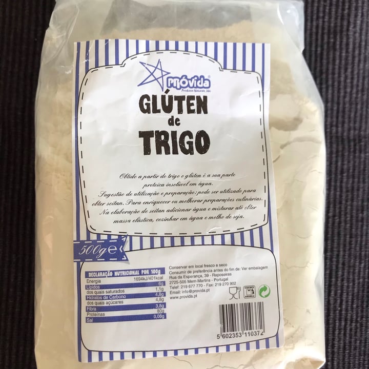 photo of Provida - Produtos Naturais Glúten de trigo shared by @alex18 on  06 Jul 2021 - review