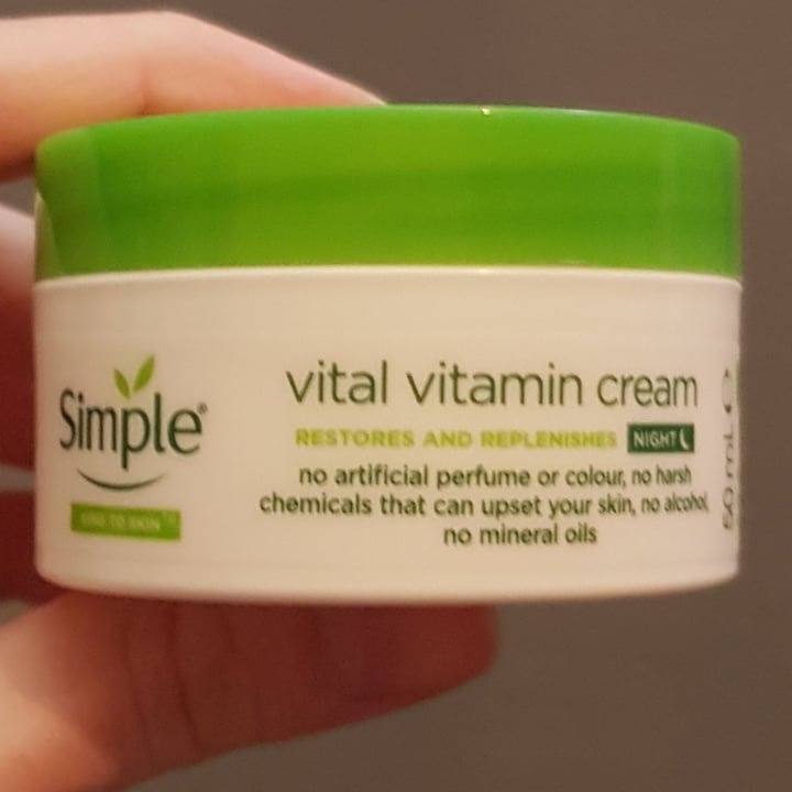 photo of Simple Vital Vitamin Cream Night  shared by @tena on  22 May 2021 - review