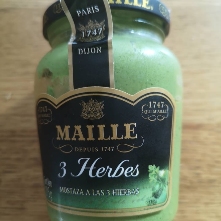 photo of Maille Mostaza a las tres hierbas shared by @veganplace on  15 Nov 2020 - review