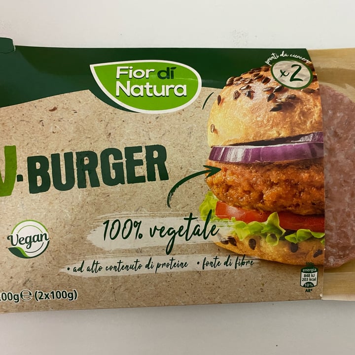 photo of Fior di Natura V-Burger shared by @fillaveg on  29 May 2022 - review