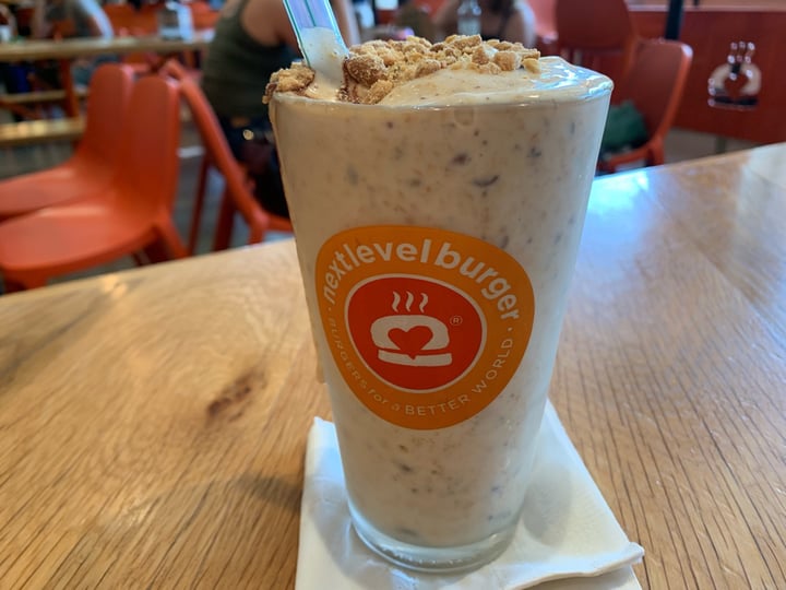 review photo of Next Level Burger Roosevelt Peanut butter cup milkshake shared by @jordie on 24 Aug 2019 - review