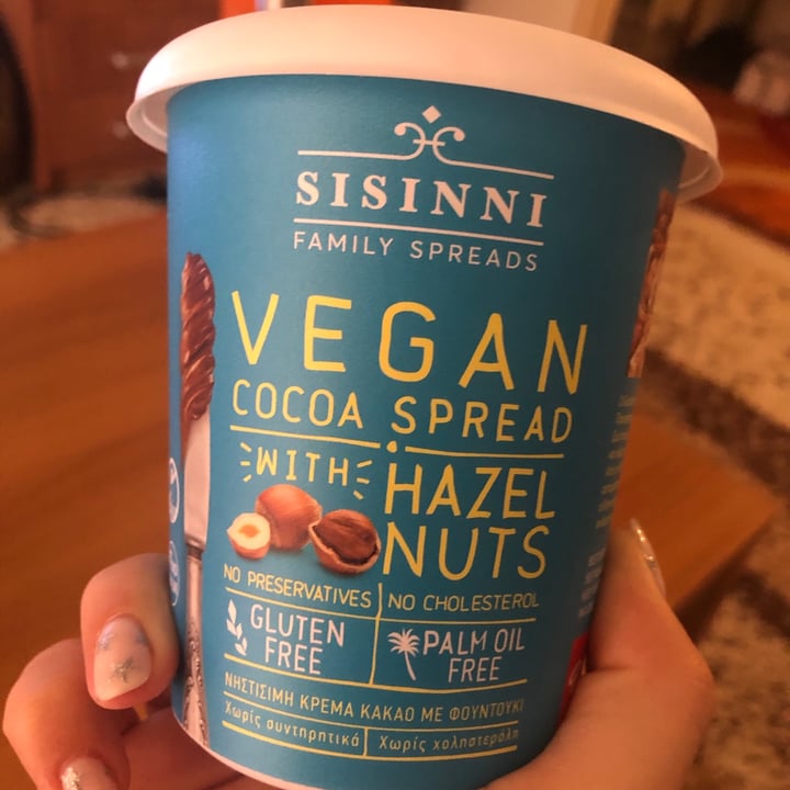 photo of Sisinni Cocoa spread with hazelnuts shared by @eleanamat on  07 Jan 2021 - review