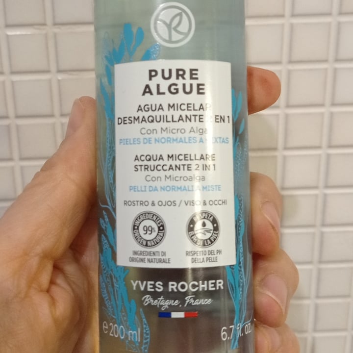 photo of Yves rocher Acqua micellare pure algue shared by @spanish-girl-inmilan on  30 Mar 2022 - review