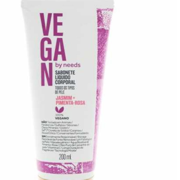 review photo of Vegan by Needs Sabonete líquido corporal/ Jasmim+Pimenta rosa shared by @mizenatti on 06 May 2022 - review