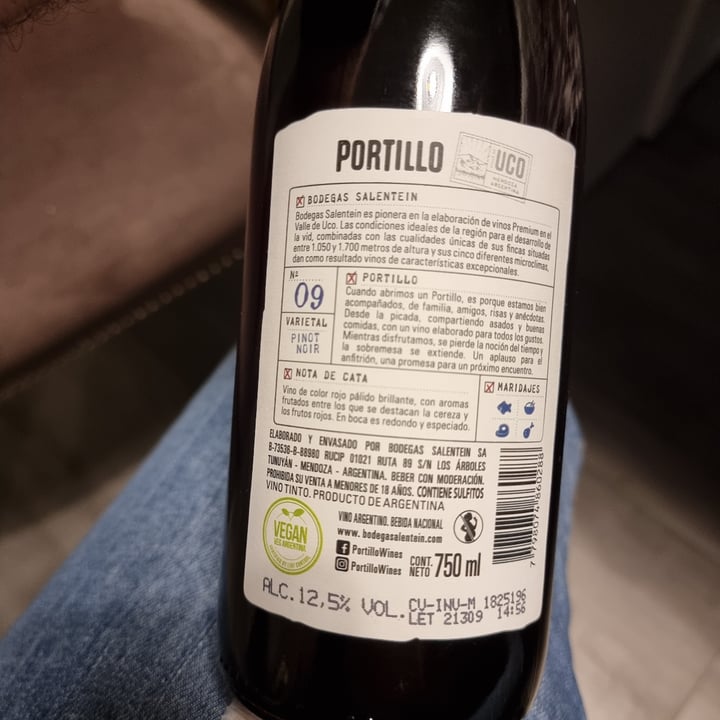 photo of Portillo Vino shared by @mboronat on  13 Feb 2022 - review