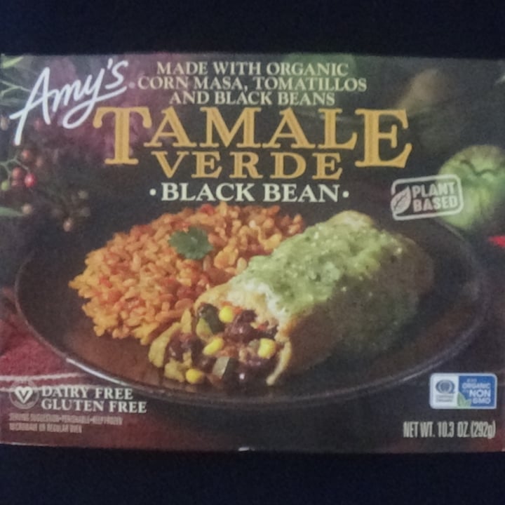 photo of Amy’s Amy's Tamale Verde Black Bean shared by @feelideal on  27 Oct 2020 - review