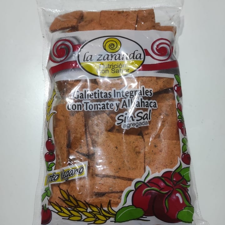 photo of La Zaranda Galletitas Integrales Con Tomate Y Albahaca shared by @rodoroj on  05 Aug 2021 - review