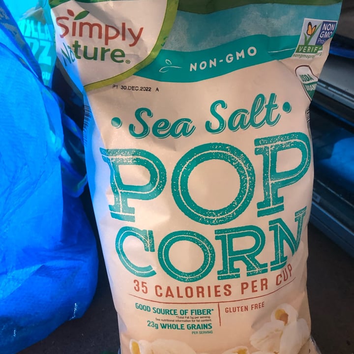 photo of Simply Nature Sea Salt Popcorn shared by @nisharespect on  12 Dec 2022 - review