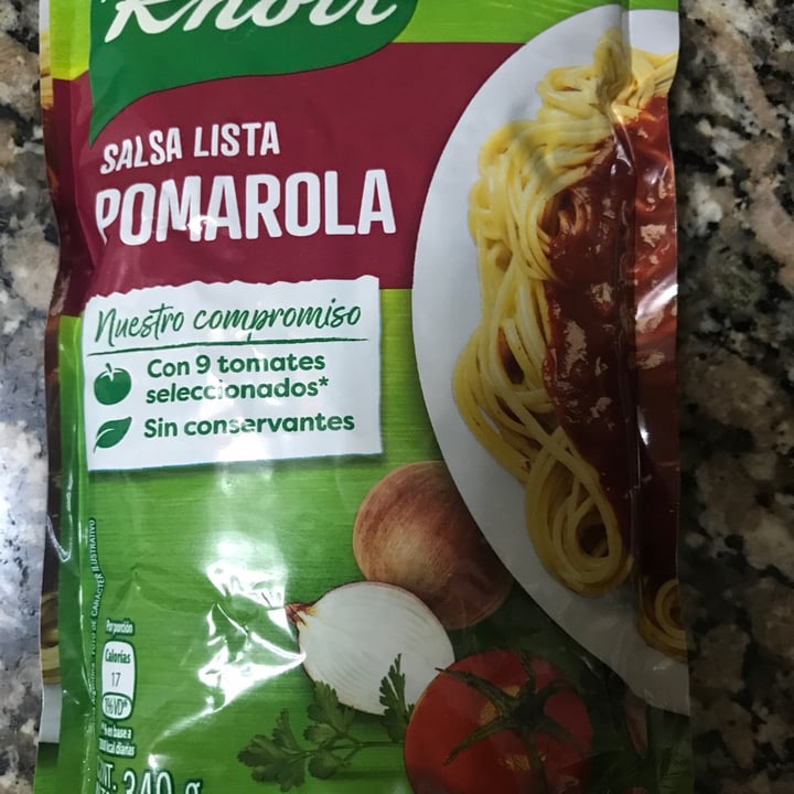 photo of Knorr Salsa lista pomarola shared by @soles on  02 Jul 2021 - review