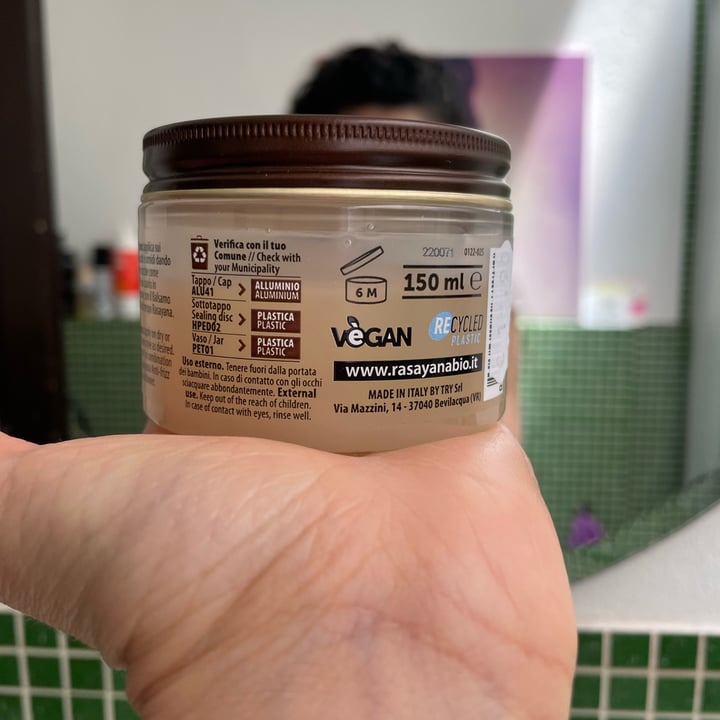 review photo of Rasayana Biocosmesi ayurgel Styling Capelli shared by @aocchiodablanche on 27 Jun 2022 - review