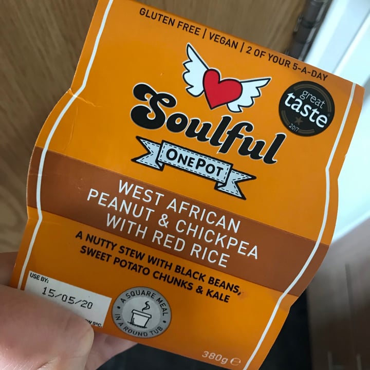 review photo of Soulful West African Peanut and Chickpea With Red Rice shared by @earthwithjbro on 11 May 2020 - review