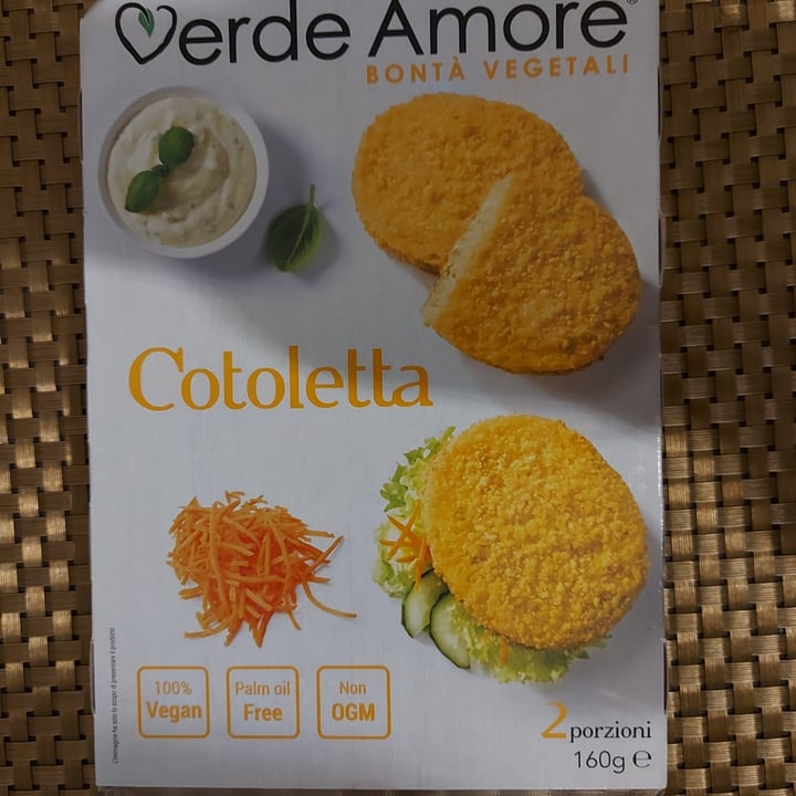 photo of Verde Amore Cotolette vegetali shared by @vickyvegan on  03 Jan 2022 - review