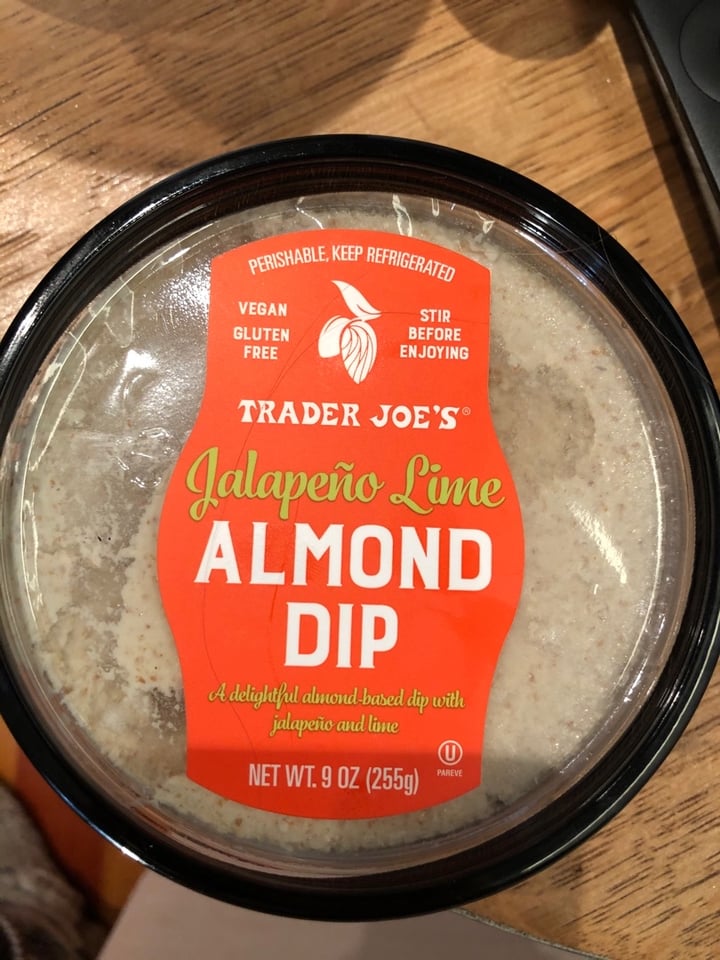 photo of Trader Joe's Jalapeno Lime Almond Dip shared by @planetearth on  29 Nov 2019 - review