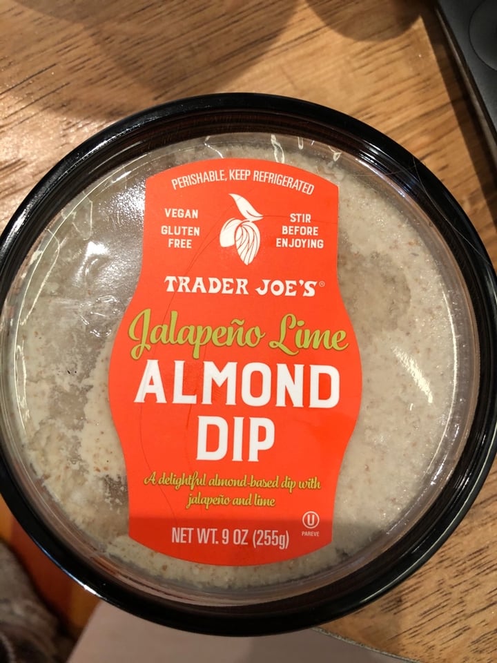 review photo of Trader Joe's Jalapeno Lime Almond Dip shared by @planetearth on 29 Nov 2019 - review