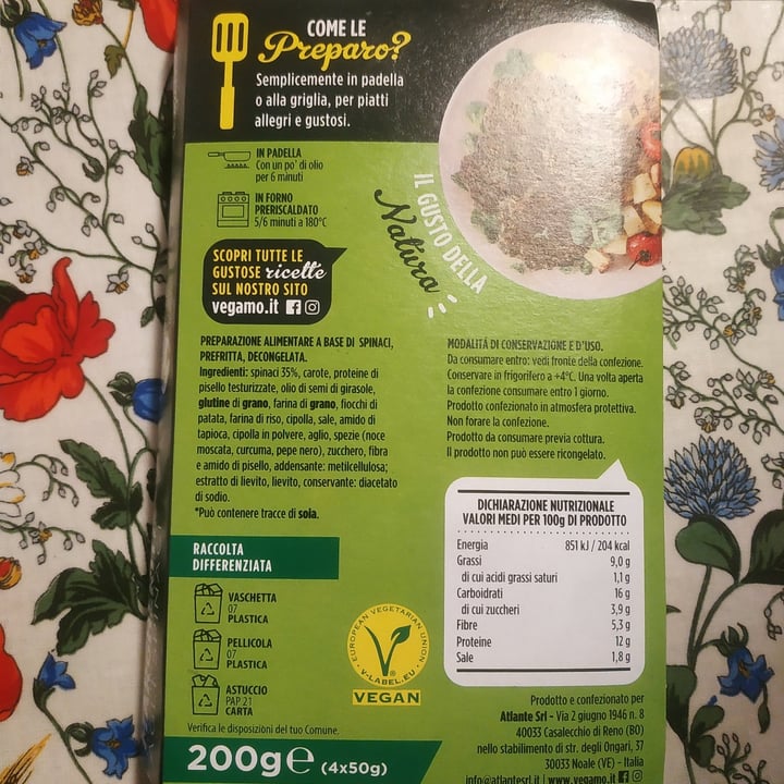 review photo of Vegamo Margherite agli Spinaci shared by @cecib on 23 Apr 2022 - review