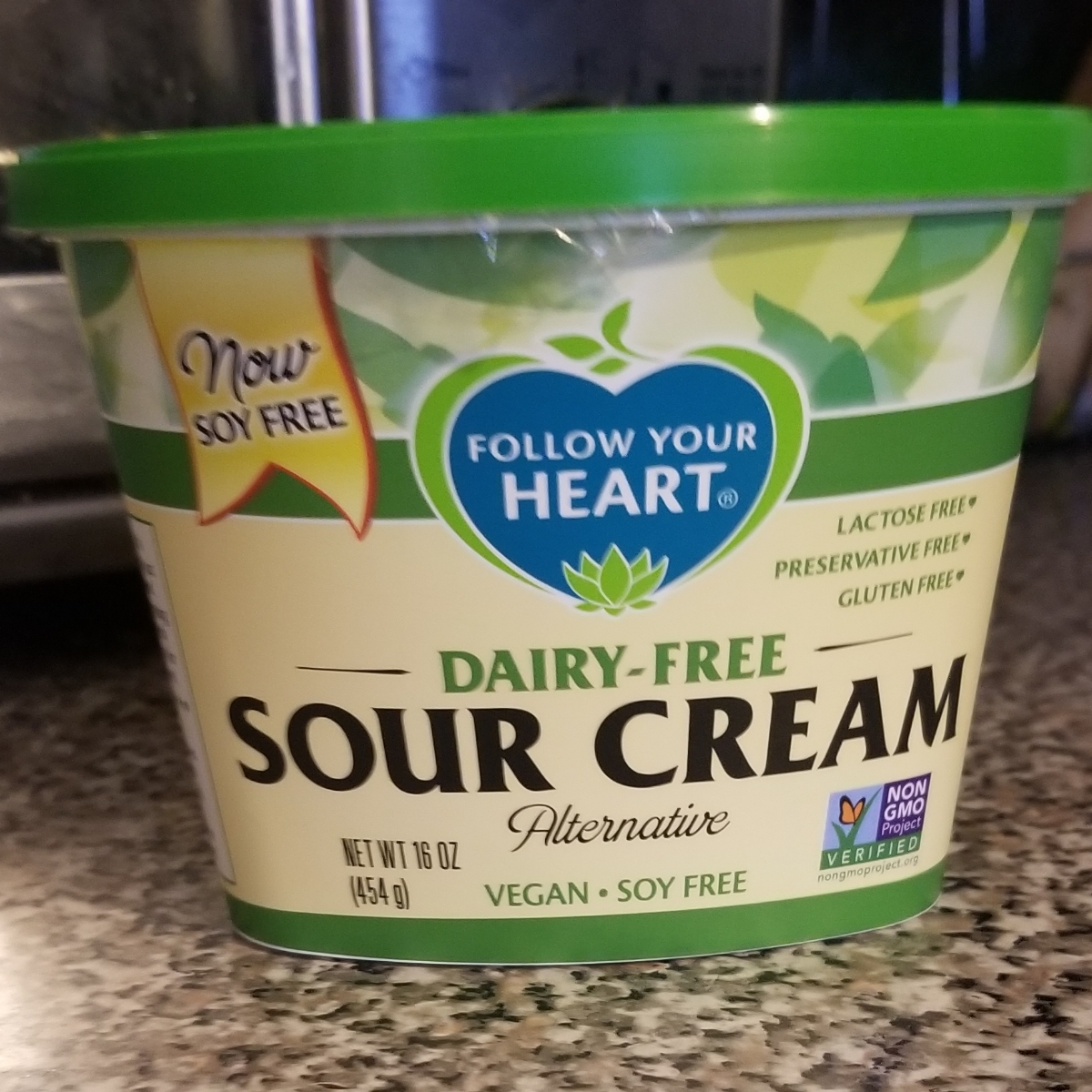 Follow Your Heart Dairy Free Vegan Sour Cream, 16 Ounce -- 4 per case