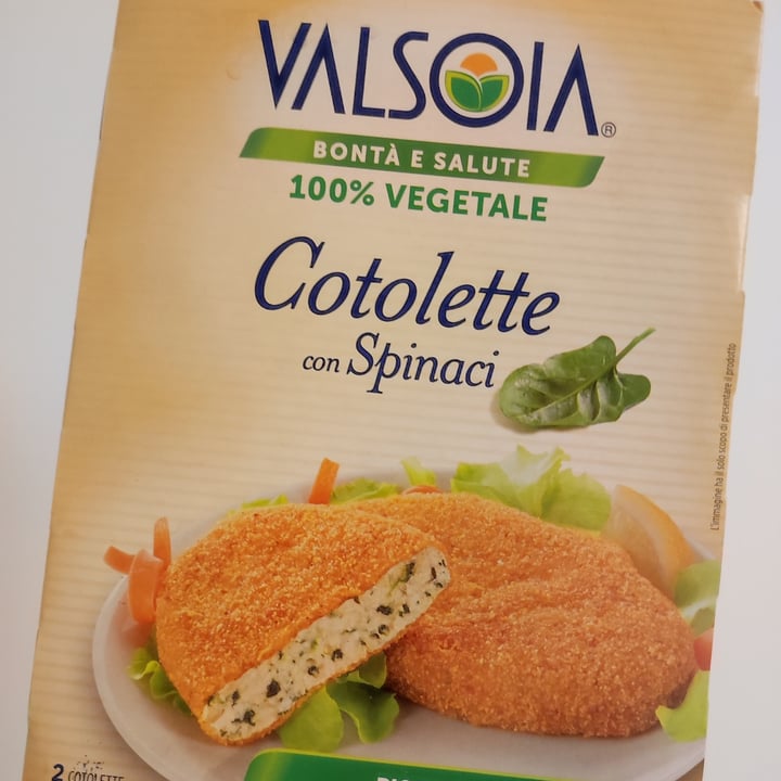 photo of Valsoia Cotolette con spinaci shared by @sarveg on  08 Mar 2022 - review