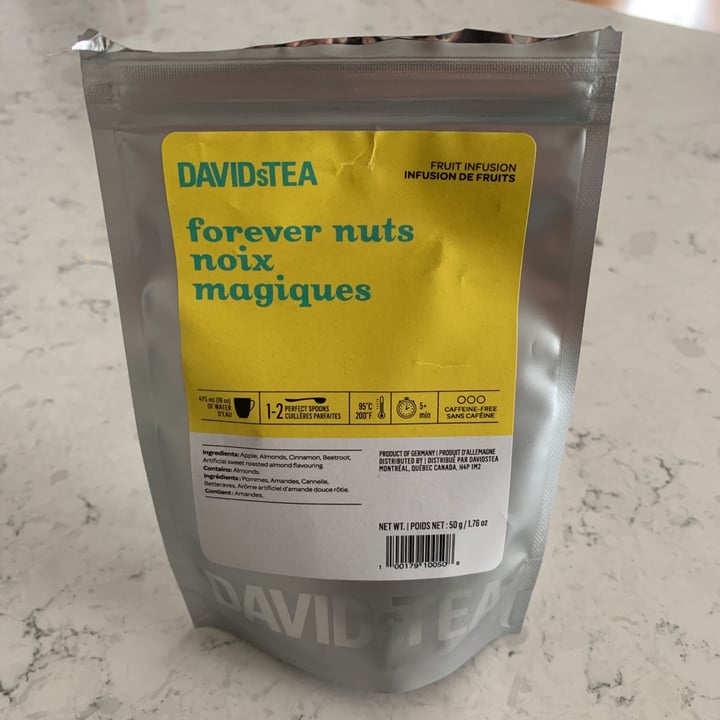 review photo of DAVIDsTEA Forever Nuts shared by @snowphox on 17 Aug 2021 - review