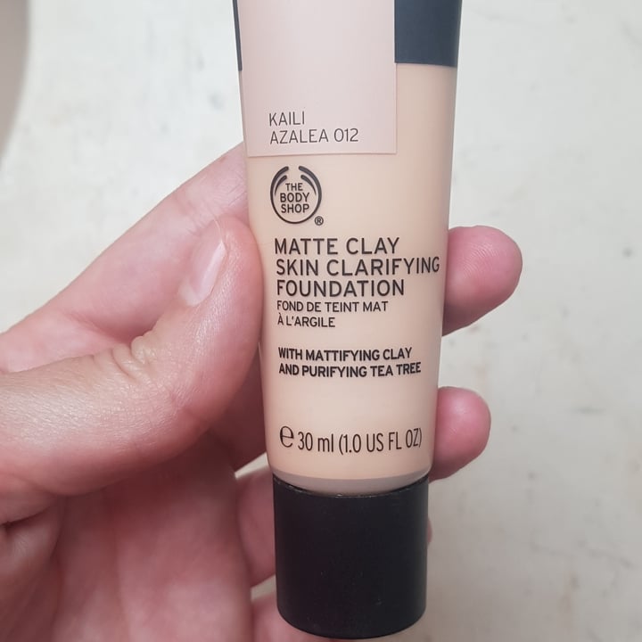 review photo of The Body Shop Matte Clay Skin Clarifying Foundation shared by @brendagzz on 07 Sep 2021 - review