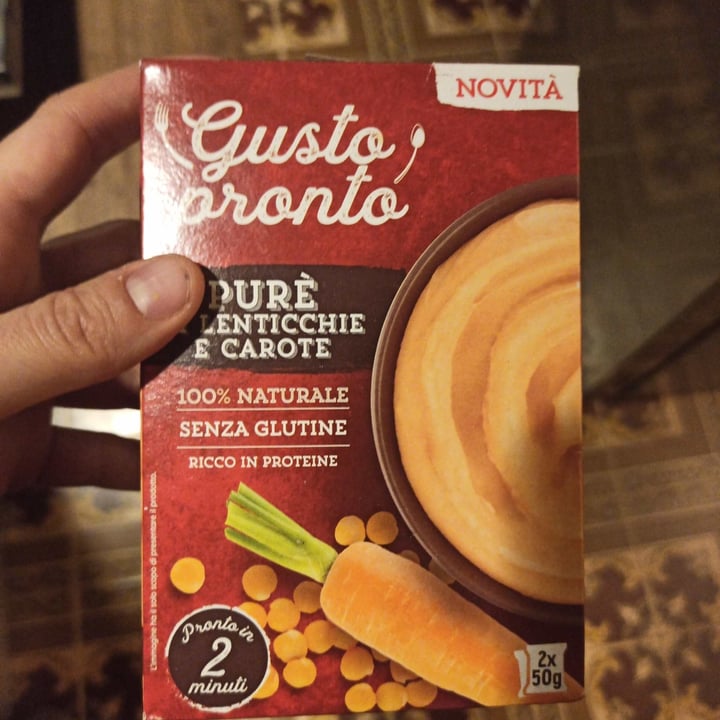 photo of Gusto pronto Purè di lenticchie e carote shared by @fedegoesgreen on  16 Dec 2021 - review