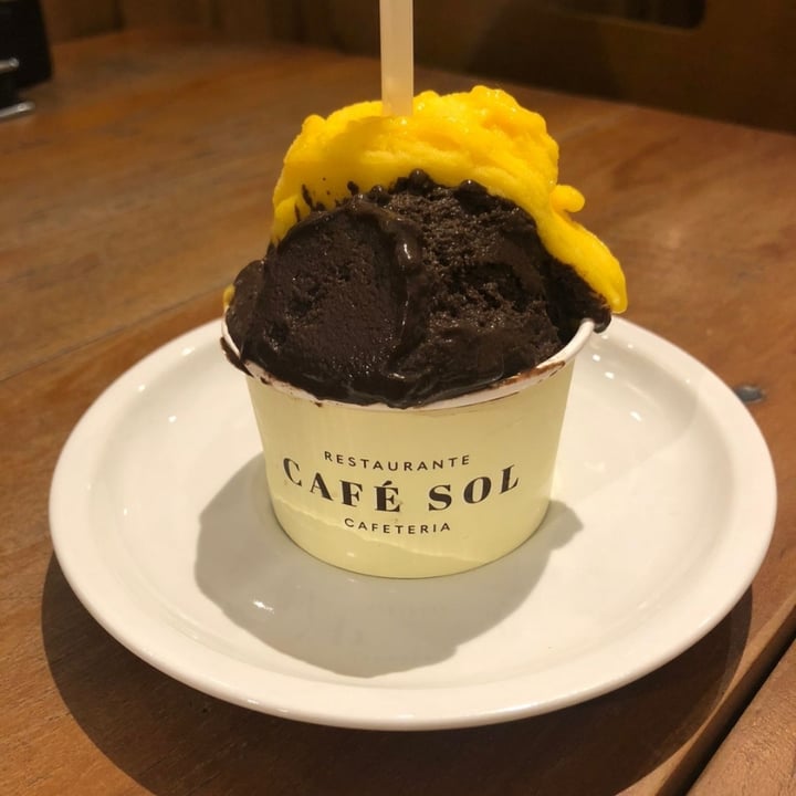 review photo of Café Sol Gelato Artesanal De Manga E Gelato Artesanal Extra Dark shared by @yasminhq on 17 Jul 2022 - review
