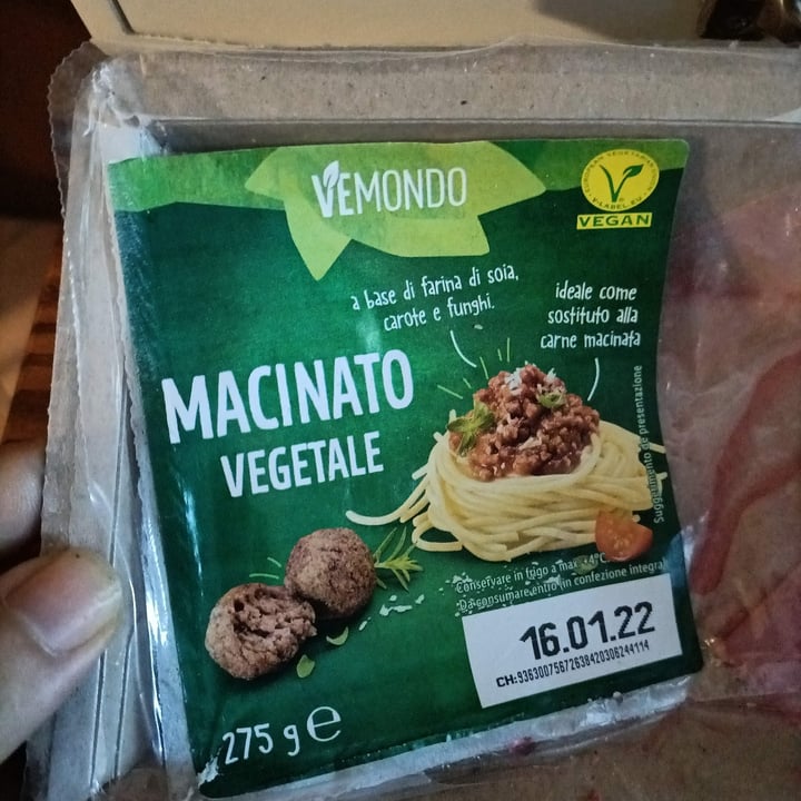 photo of Vemondo Macinato vegetale shared by @kitsune89 on  22 Sep 2022 - review