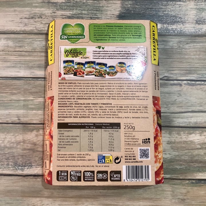 review photo of Carretilla Bocados Veggie con tomate y pimientos shared by @toysalem on 27 Apr 2021 - review