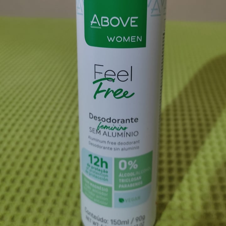 photo of Above Desodorante Feel Free Vegano shared by @paspechoto on  07 May 2022 - review