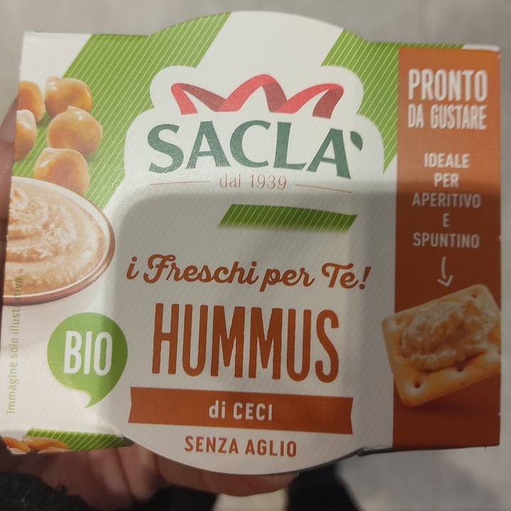 photo of Sacla' Hummus di ceci shared by @lauradavega on  25 Feb 2022 - review